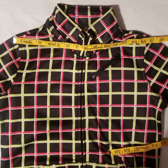 Aperture Pink, Green and Black Snow Fleece - S - Picture 6 of 8